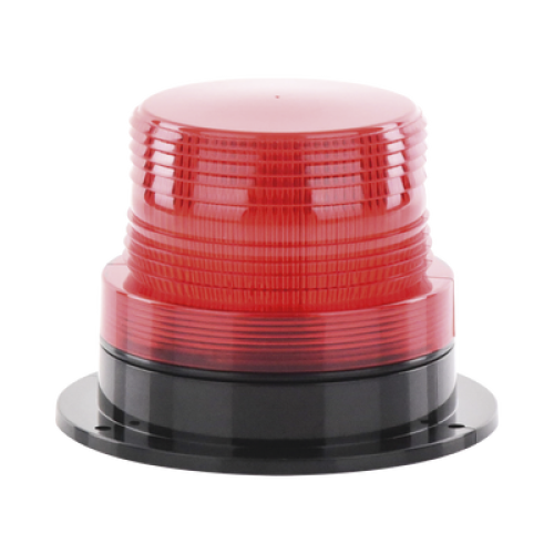 Burbuja Brillante de Larga Vida Útil, con 8 LEDs Color Rojo, Domo Rojo, 110 Vca