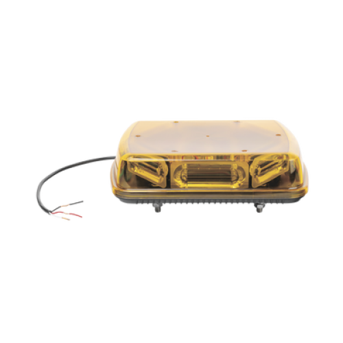 Mini Barra  con 18 Poderosos LEDs, Color Ámbar Con Montaje Fijo de Tornillos