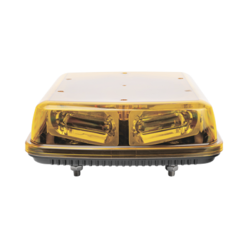 Mini Barra  con 18 Poderosos LEDs, Color Ámbar Con Montaje Fijo de Tornillos