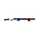 Mini Barra de 24 Pulgadas con 240 LED, Color Rojo/Azul Con Montaje Magnético