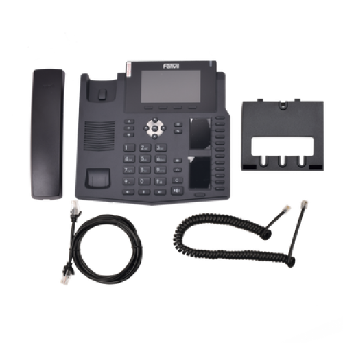 Teléfono IP empresarial para 20 líneas SIP, Voz HD, 3 Pantallas LCD a Color, 12 teclas BLF, PoE 