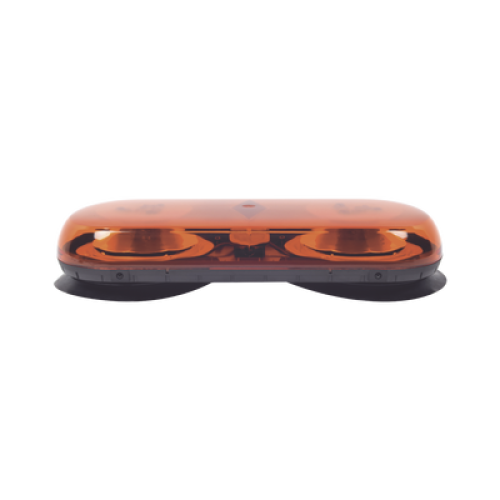 Mini Barra con 18 LED, Color Ámbar con Montaje Magnético de Succión 