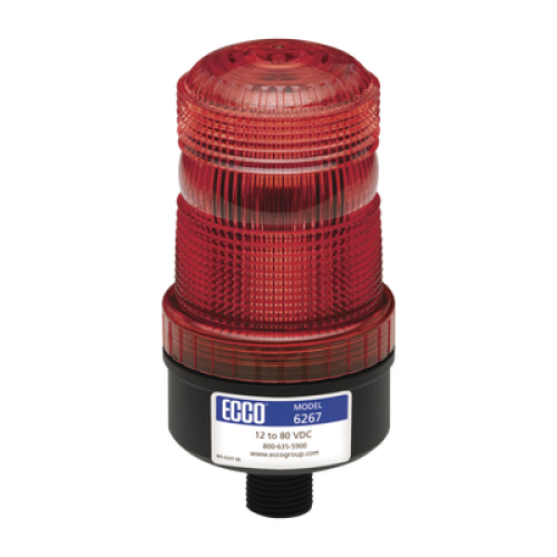 Mini baliza de LED color rojo montaje permanente SAE Clase III