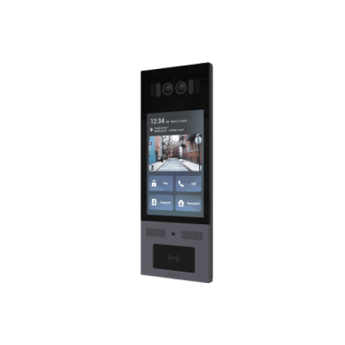 Frente de Calle Antivandálico IK10 / Incluye montaje / Administración 100% en la Nube / Notificación a APP / Llamada Telefónica / ANDROID / SIP / ONVIF /Reconocimiento Facial / QR y PIN para Visitas / IP66 / Bluetooth / NFC