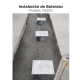Pilona o Bolardo Neumático / 100% Acero Inoxidable / Alta Velocidad / 275MM Diámetro / Acabado de Lujo
