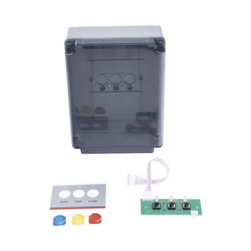 Refacción para barreras XBS y XBF AccessPRO Industrial / Caja de plástico con botonera para cuadro de mando Refacción para barreras XBS y XBF AccessPRO Industrial / Caja de plástico con botonera para cuadro de mando
