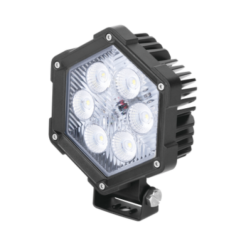 Luz de Trabajo Ultra brillante, 6 Led, 2200 Lumenes, 30 watts, 12-24 Vcc