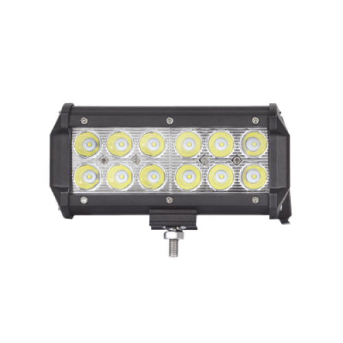 Barra de Luz de 12 LED, 1500 Lúmenes, 18 watts, 10-30 Vcc, IP67, 6.5 pulgadas