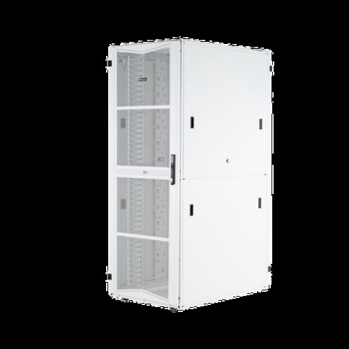 Gabinete FlexFusion para Centros de Datos, 42 UR, 600 mm de Ancho, 1070 mm de Profundidad, Fabricado en Acero, Color Blanco