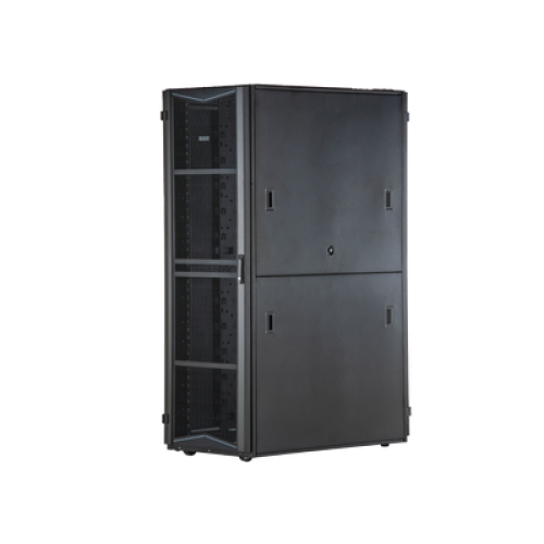 Gabinete FlexFusion para Centros de Datos, 42 UR, 800 mm de Ancho, 1200 mm de Profundidad, Fabricado en Acero, Color Negro Gabinete FlexFusion para Centros de Datos, 42 UR, 800 mm de Ancho, 1200 mm de Profundidad, Fabricado en Acero, Color Negro