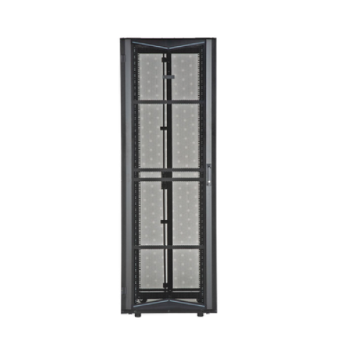 Gabinete FlexFusion para Centros de Datos, 45 UR, 800 mm de Ancho, 1200 mm de Profundidad, Fabricado en Acero, Color Negro
