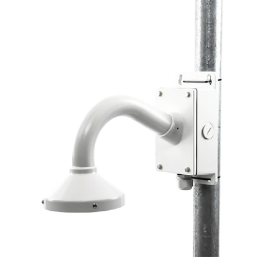 Montaje Universal de Pared con Cuello de Ganso y Caja de Conexiones / Compatible con Cámaras Domo y Bala 