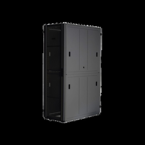 Gabinete FlexFusion™ XGL (Light) para Centros de Datos, 42 UR, 600 mm de Ancho, 1200 mm de Profundidad, Fabricado en Acero, Color Negro