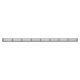 Barra de Luz de Advertencia con 8 Módulos Ámbar, ideal para el direccionamiento de tráfico