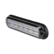 Luz Auxiliar Ultra Brillante  IP67 de 6 LEDs, Color Ambar/Claro, con mica transparente y bisel negro