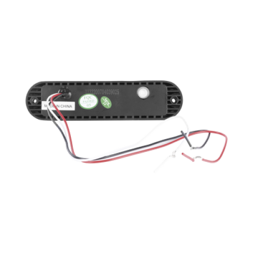 Luz Auxiliar Ultra Brillante IP67 de 6 LEDs, Color Claro, con mica transparente y bisel negro
