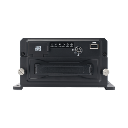 DVR Móvil / Multiplataforma / 4 Canales AHD 2 Megapixel + 4 canales IP / Almacenamiento en HDD / H.265 / Soporta 4G / WiFi / GPS