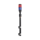 Luz telescópica Ultra Brillante para motocicleta, color Rojo/Azul