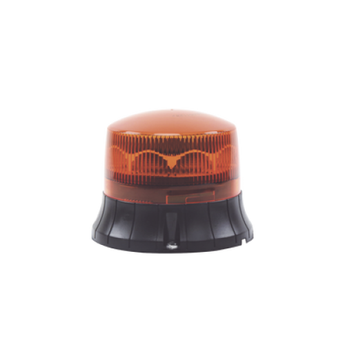 Burbuja LED giratoria de color ámbar, 9 LEDs, montaje permanente