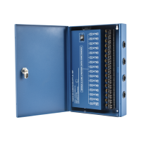 Fuente de Poder Profesional HEAVY DUTY @ 20 Amperes / 16 Canales / Hasta 1.25A por Salida / Ajuste Independiente de 11 a 15 Vcc por Salida / Protección Contra Sobrecargas / Filtro de Ruido Especial para Cámaras 4K. Fuente de Poder Profesional HEAVY DUTY @ 20 Amperes / 16 Canales / Hasta 1.25A por Salida / Ajuste Independiente de 11 a 15 Vcc por Salida / Protección Contra Sobrecargas / Filtro de Ruido Especial para Cámaras 4K.