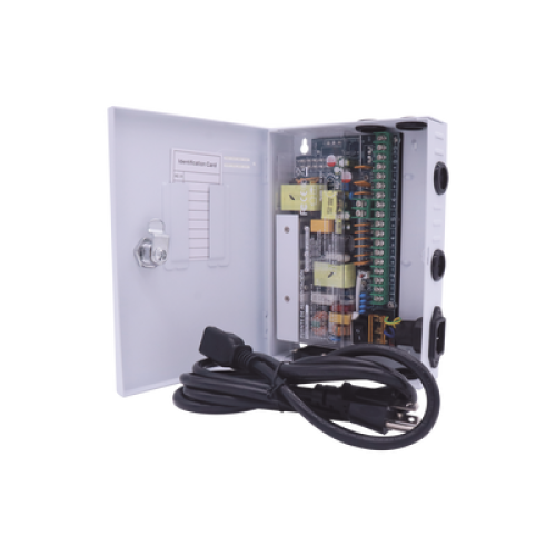 Fuente PREMIUM / 11-15 V / 9 canales / 16 A / Alta tecnología en seguridad / Doble ventilador / Hasta 1.8 Amperes por Salida / Filtro de ruido por canal / Diseño de alta gama.
