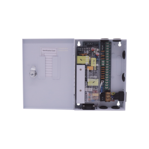 Fuente PREMIUM / 11-15 V / 9 canales / 16 A / Alta tecnología en seguridad / Doble ventilador / Hasta 1.8 Amperes por Salida / Filtro de ruido por canal / Diseño de alta gama.