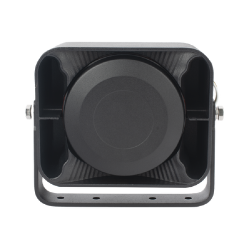Bocina Compacta de Uso Rudo, 100 Watts de Potencia, Ideal para Vehículos de Encubierto, 8 Ohms de Impedancia