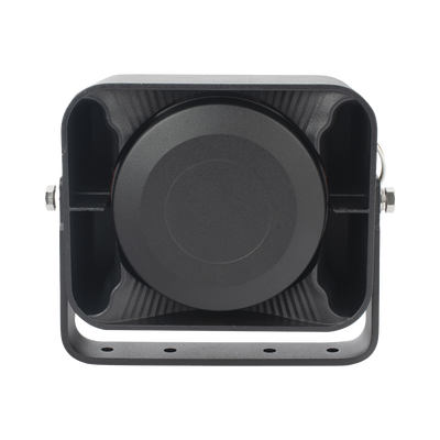 Bocina Compacta de Uso Rudo, 100 Watts de Potencia, Ideal para Vehículos de Encubierto, 8 Ohms de Impedancia