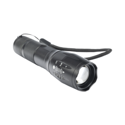 Linterna LED de Aluminio, 600 Lúmenes, IPX4, Resistente al Agua