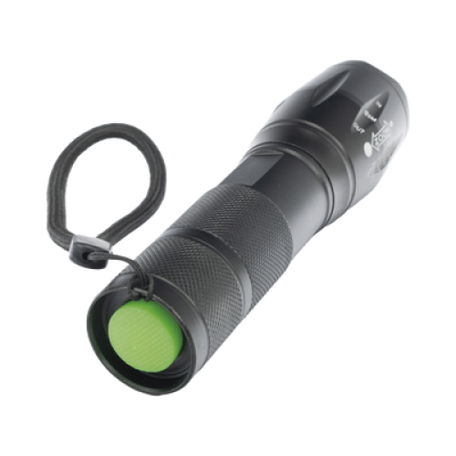 Linterna LED de Aluminio, 600 Lúmenes, IPX4, Resistente al Agua
