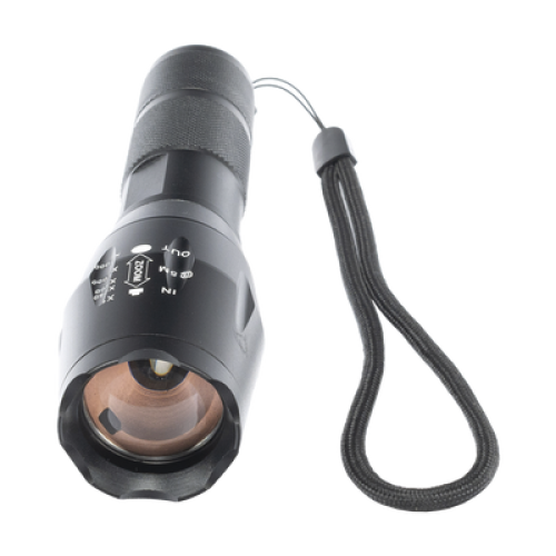 Linterna LED de Aluminio, 800 Lúmenes, IPX4, Resistente al Agua