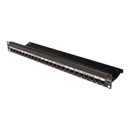 Patch Panel Z-Max, de 24 Puertos, Modular (Vacío), Plano, 1UR