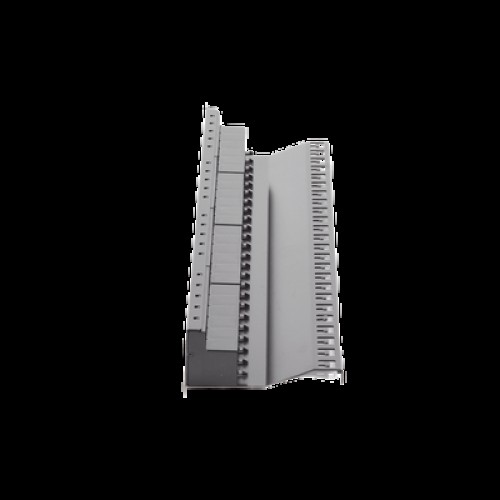 Patch Panel Z-Max de 24 Puertos, Blindado, Precargado con Jacks Categoría 6A, Plano, 1UR
