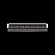 Patch Panel Z-Max de 24 Puertos, Blindado, Precargado con Jacks Categoría 6A, Plano, 1UR