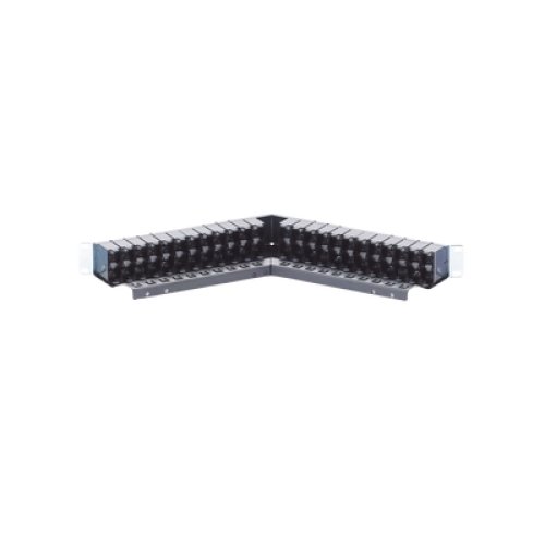 Patch Panel Z-Max de 48 Puertos, Blindado, Precargado con Jacks Categoría 6A, Angulado, 1UR