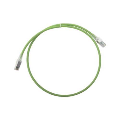 Patch Cord Z-MAX Cat6A S/FTP, CM/LS0H, 0.91 metros (3 pies), Color Verde, Versión Bulk (Sin Empaque Individual)