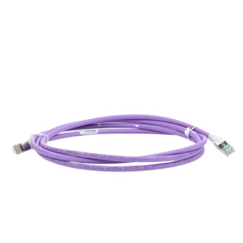 Patch Cord Z-MAX Cat6A S/FTP, CM/LS0H, 2.13 Metros (7 Pies), Color Violeta, Versión Bulk