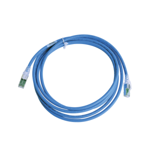 Patch Cord Z-MAX Cat6A S/FTP, CM/LS0H, 3.05 Metros (10 Pies), Color Azul, Versión Bulk (Sin Empaque Individual) Patch Cord Z-MAX Cat6A S/FTP, CM/LS0H, 3.05 Metros (10 Pies), Color Azul, Versión Bulk (Sin Empaque Individual)