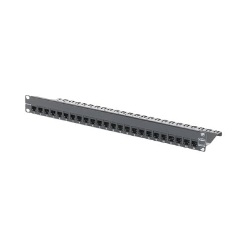 Patch Panel Z-Max, Blindado, de 24 Puertos, Modular (Vacío), Plano, 1UR